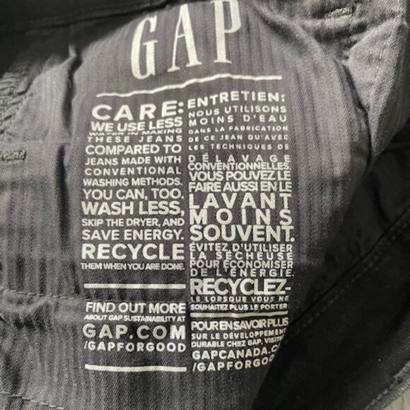 GAP High Rise Universal Jeggings Black Jeans  Size 32/14 rs  - Black Rinse NWOT - Picture 5 of 6